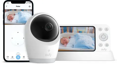 Anker Eufy E21 biela / Detská pestúnka / 4K 