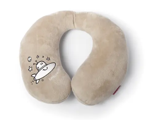 Babypack Cestovný vankúš do auta, béžový _