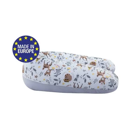 Bomimi ADOS dojčiaci vankúš 150x30, LESNÉ ZVIERATÁ, BÉŽOVÁ