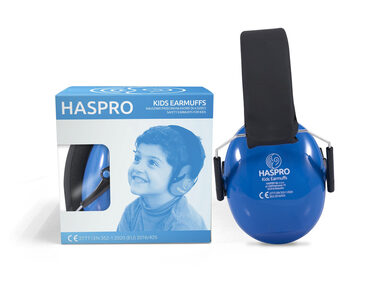 Haspro Hearing Protection KIDS slúchadlá na uši, modrá