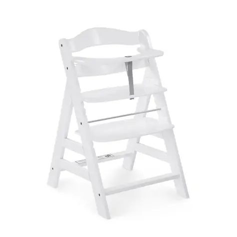 Hauck Alpha+ drevená stolička, white