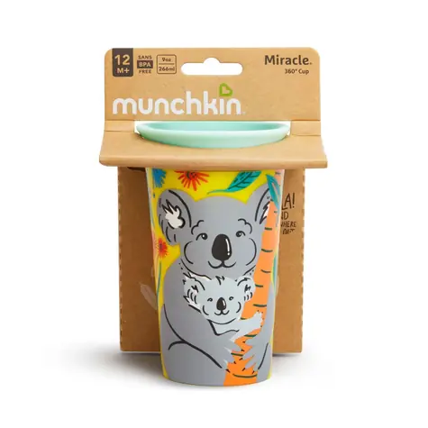 Munchkin Miracle 360° WildLove netečúci hrnček, 296 ml, 12m +, Koala