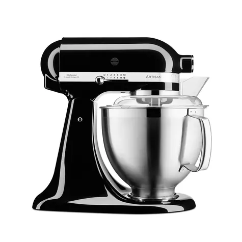 KitchenAid 5KSM185PSEOB čierna / Kuchynský robot Artisan / 300W / 4,8 L / 10 rýchlostí