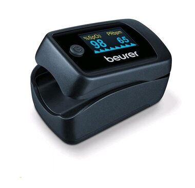 Rozbalené - BEURER PO 45 čierna / pulzný oxymeter / meranie SpO2 + tepu / farebný displej / rozbalené