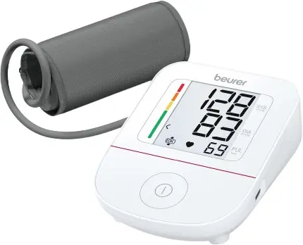 BEURER BM 23 biela / tlakomer na paži / plne automatický / detekcia arytmie / pamäť 60 záznamov