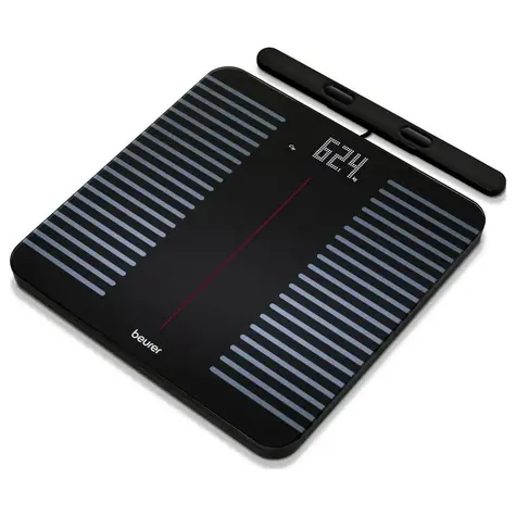 BEURER BF 990 čierna / osobná váha / digitálny / LCD displej / rozlíšenie 100 g / nosnosť 180 kg / diagnostické dáta / Wi-