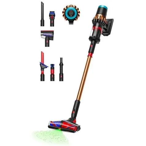 Dyson V16 Piston Animal + Sada na šetrné detailné upratovanie / Tyčový vysávač wet and dry / aku / 900W / 1.35L / 70 min