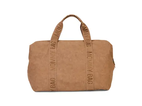 Childhome Prebaľovacia taška Mommy Bag Signature Prestige Hazelnut / 55 x 30 x 40 cm