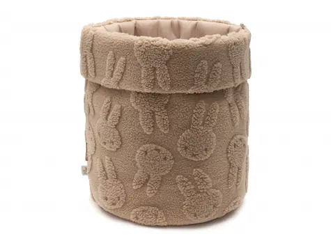 Jollein Košík úložný Miffy Jacquard Teddy Biscuit