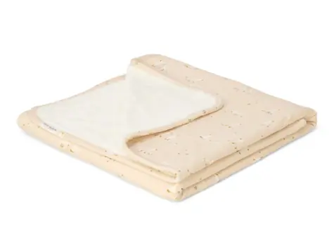 Little Dutch Deka 70x100 cm džersej/fleece Hus Newborn Naturals