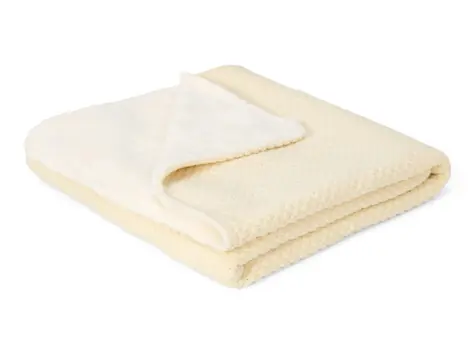 Little Dutch Deka pletená/fleece 70x100 cm Pure Soft White