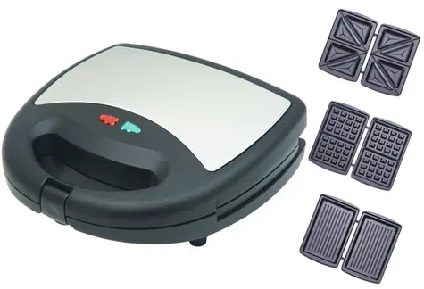 SOVIO SV-M08 / sendvičovač / 700W / 3 výmenné dosky