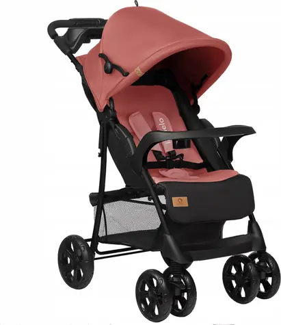 Lionelo Kočík športový Emma PLUS Coral Pink