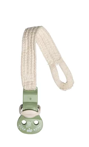 NIP NATURE line klip na cumlík 0m+ zelená