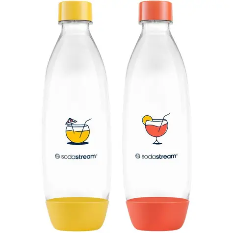 SodaStream Fľaša FUSE 2x 1 l Orange&Yellow
