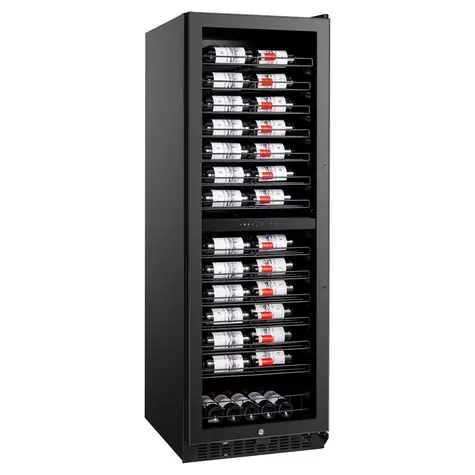 Philco PW 131 GDC čierna / Vinotéka dvojzónová / 5-20 ° C / 418 l / kapacita 131 fliaš