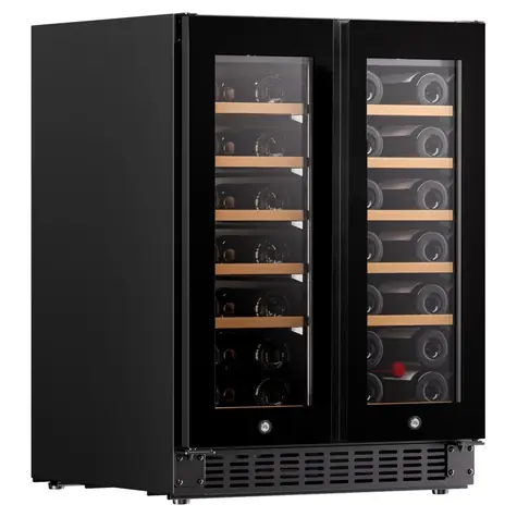 Philco PW 40 GDC čierna / Vinotéka dvojzónová / 5-20 ° C / 116 l / kapacita 40 fliaš