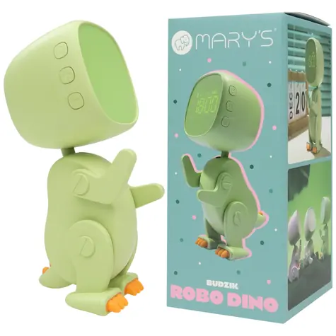 Mary's Budík robotický - Dino, zelený