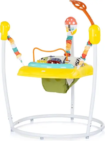 CHIPOLINO Skákadlo pre bábätko Jumpy Car Yellow