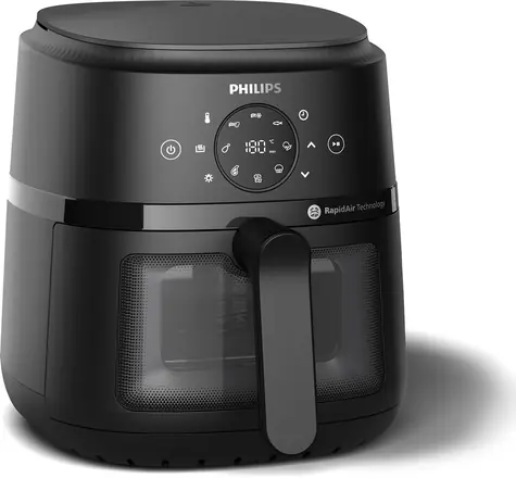 Philips 3000 series NA220/00 čierna / Teplovzdušná fritéza / 1500 W / objem 4.2l