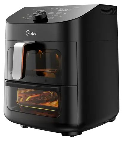 Midea MAD 1100 DADK čierna / Teplovzdušná fritéza / 1000 W / objem 6 l