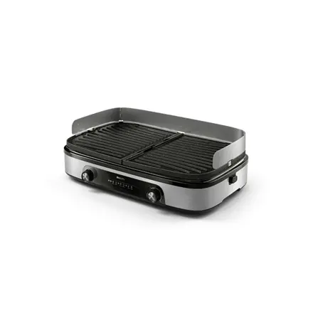 Philips 5000 series HD6222/90 čierno-strieborná / Kontaktný gril / 2400W