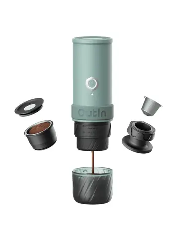 Outin Mino Portable Electric Espresso Machine Canyon Green / Prenosný kávovar na espresso / 9000mAh