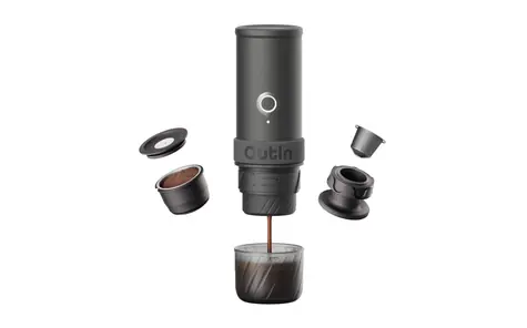 Outin Mino Portable Electric Espresso Machine Space Grey / Prenosný kávovar na espresso / 9000mAh