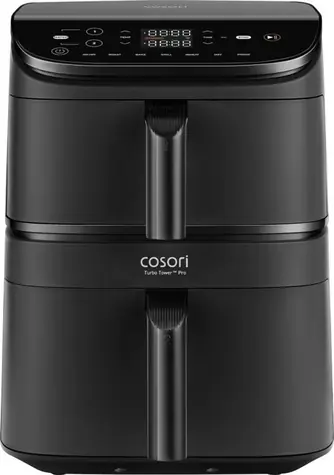 Cosori Turbo Tower čierna / Teplovzdušná fritéza / 2630 W / 10.8 L / keramika