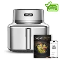 Cosori Iconic Single SMART nerez / Teplovzdušná fritéza / 1725 W / 6.2 L / keramika