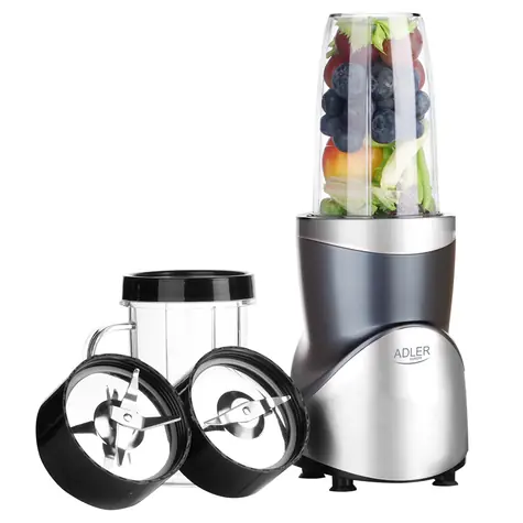 Adler AD 4084 strieborná / Stolný mixér / 1200W / 0.5 L