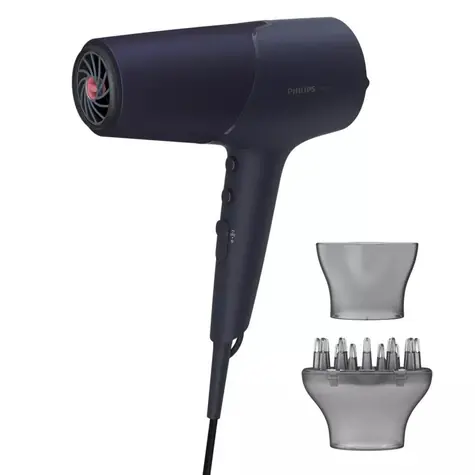Rozbalené - Philips BHD510-00 modrá / Sušič vlasov / 2300W / 2 rýchlosti - 3 teploty / ThermoShield / difuzér / rozbalené