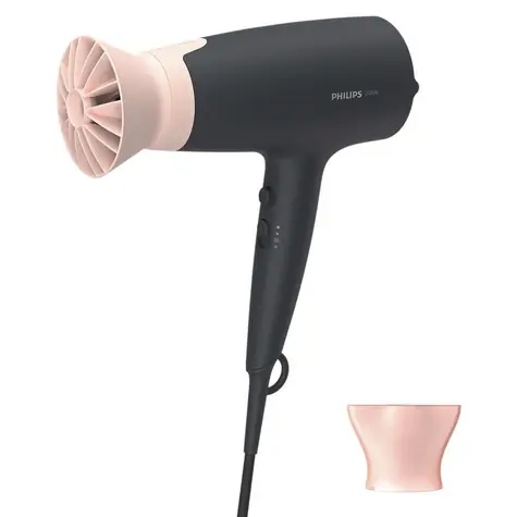 Rozbalené - Philips BHD350-10 ružová / Sušič vlasov / 2100W / 6 rýchlostí-teplot / TermoProtect / ionizácia / rozbalené