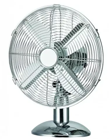 Rozbalené - SOVIO FT30MC-5515 strieborná / ventilátor stolný / kovový / 30 cm / 3 rýchlosti / rozbalené