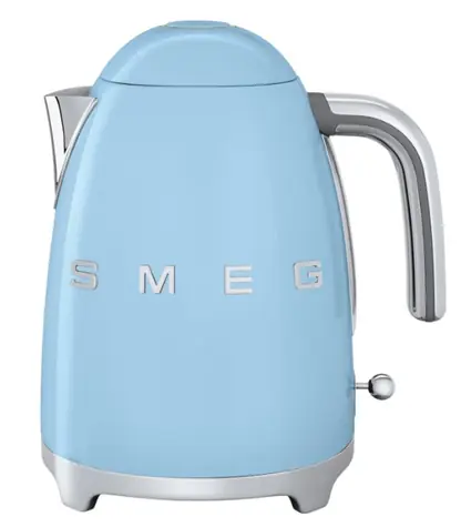 Rozbalené - SMEG 50's Retro Style modrá / Rýchlovarná kanvica / 1.7L / 2400W / rozbalené