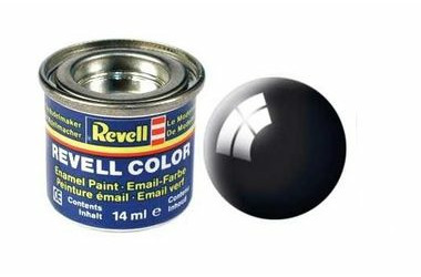 Revell Emailová farba č.07 - lesklá - čierna (14ml)
