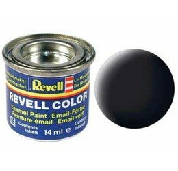Revell Emailová farba č.08 - matná - čierna (14ml)