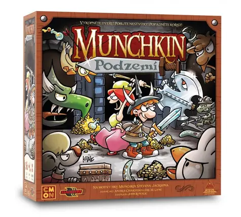 ADC Blackfire Munchkin: Podzemie / Dĺžka hry: 90 minút / Počet hráčov: 2 - 5 / od 14 rokov