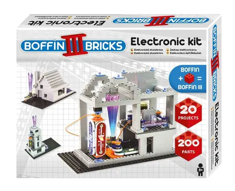 Boffin III Bricks / 200 súčiastok / 20 projektov / od 8 rokov