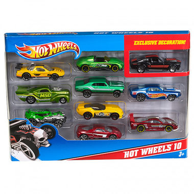 Mattel Hot Wheels Angličáky 10ks / 1:64 / od 3 rokov