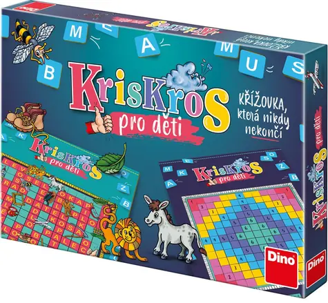 DINO Kris Kros pre deti / Dĺžka hry: 30 min. / Počet hráčov: 2-4 / od 5 rokov