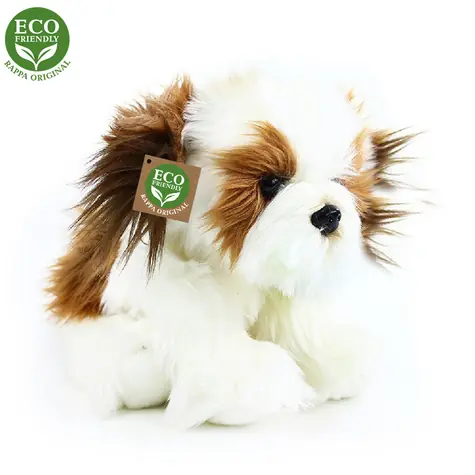 Rappa Plyšový pes shih tzu sediaci 28cm / ECO-FRIENDLY / od 0 mesiacov