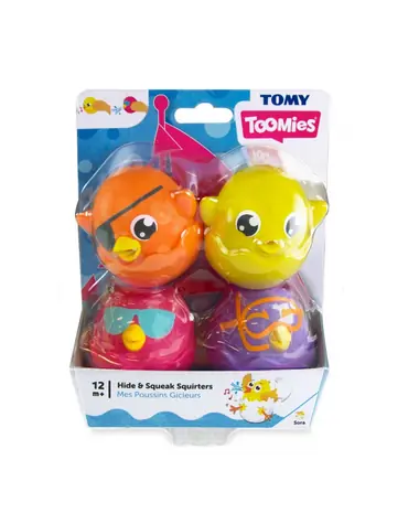 TOOMIES - Veselé pískacie a striekacie zvieratká / od 12 mesiacov