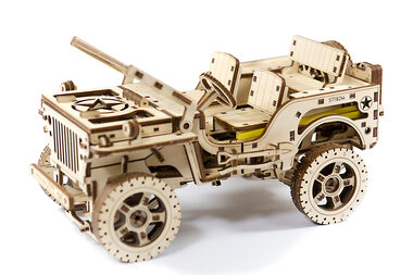 Wooden City 3D Puzzle Jeep 4x4 / 571 dielov / od 14 rokov
