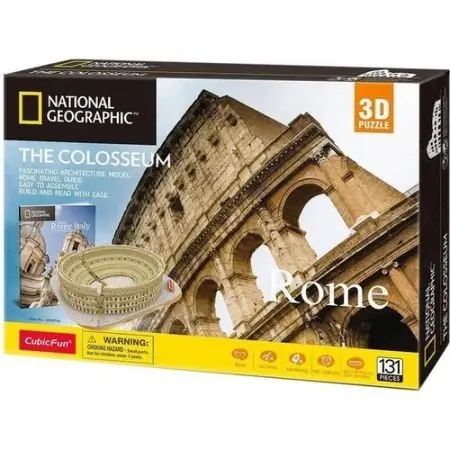 CubicFun 3D Puzzle National Geographic - Colosseum / 131 dielov / 34.3 x 25.7 x 9 cm