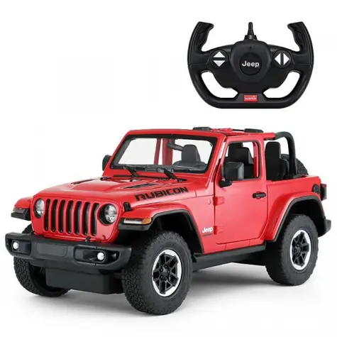 Rastar Jeep Wrangler JL / RC Auto / 27 &amp; 40MHz / 1:14 / vek: 6+ / diaľkové ovládanie
