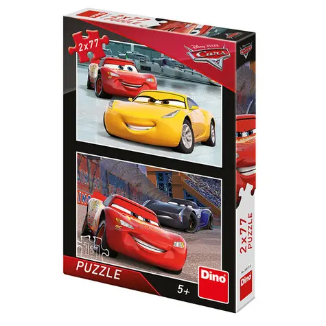 Dino Cars 3: Pretekári / 2x 77 dielikov / od 5 rokov