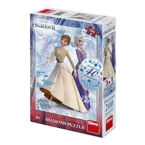 DINO Frozen II - Diamond / 200 dielikov / od 6 rokov