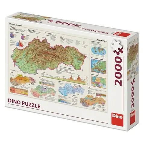 Dino Mapa Slovenska / 2000 dielikov / od 15 rokov
