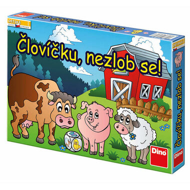 Dino Človiečika nehnevaj sa - Detská hra / Dĺžka hry: 30 min. / Počet hráčov: 2-4 / od 3 rokov